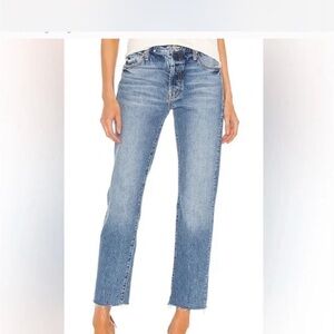 MOTHER Women's Straight Leg Jeans in Classic Blue